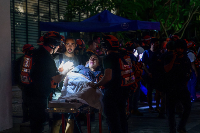 Iranian attack on Israel in Tel Aviv, Israel - 13 Jun 2025