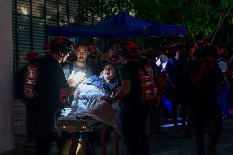 Iranian attack on Israel in Tel Aviv, Israel - 13 Jun 2025