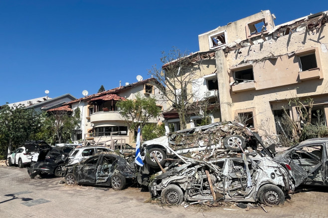 Damage From Military Strike On Israel