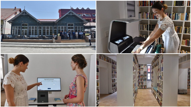 VIDEO  Ruină transformată în bibliotecă. Cum funcționează sistemul self-service în cea mai modernă bibliotecă dintr-o stațiune balneară
