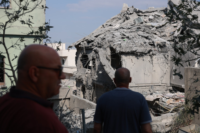 ISRAEL TAMRA MISSILE ATTACK AFTERMATH