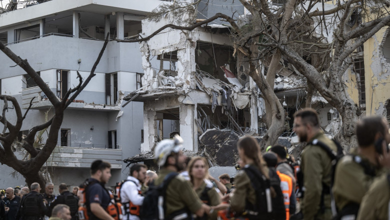 atac cu rachete israel
