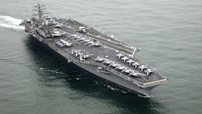 Portavionul american USS Nimitz și-a schimbat brusc traseul și a părăsit Marea Chinei de Sud. Care este motivul