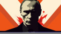 A,Simple,Graphic,Portrait,Of,The,President,Of,The,Russian
