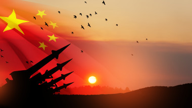 The,Missiles,Are,Aimed,At,The,Sky,At,Sunset,With
