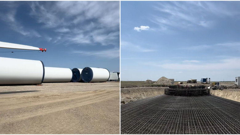 Ministrul Energiei, vizită pe șantierul unui parc eolian din Buzău: „Un colos energetic” de 461 MW