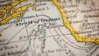Strategically,Important,Strait,Of,Ormuz,(hormuz),Old,Map,Fragment,Originally