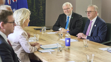 Ursula von der Leyen și Anthony Albanese