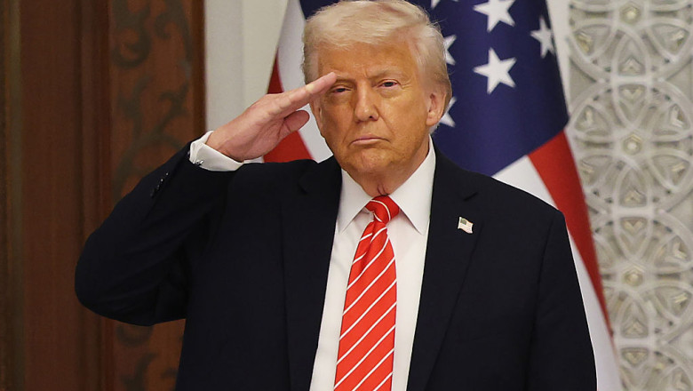 President Trump Makes First Middle East Trip Of His Second Term