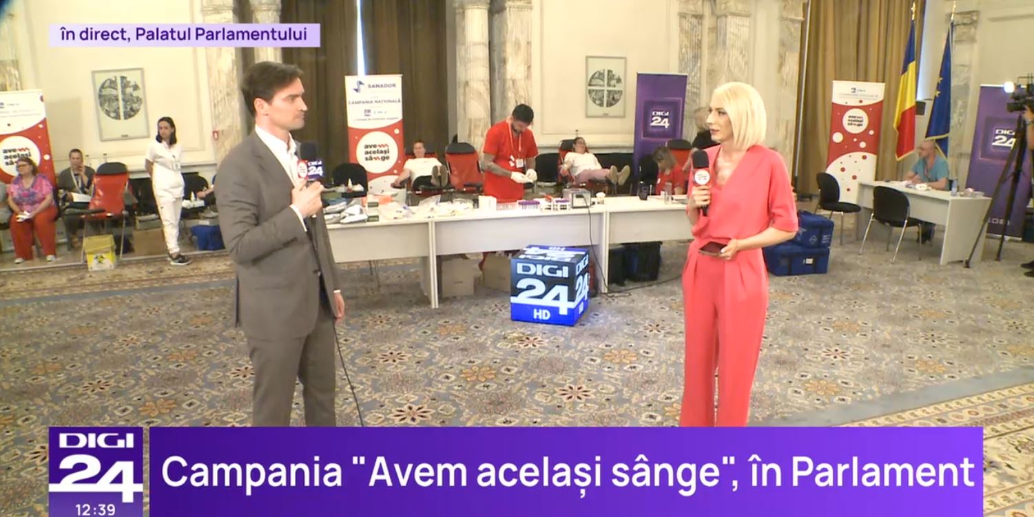 Avem același sânge. Andrei Baciu, deputat PNL: "Top trei motive pentru care este important să donăm sânge"
