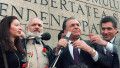 Ion Iliescu, Gelu Voican-Voiculescu și Petre Roman
