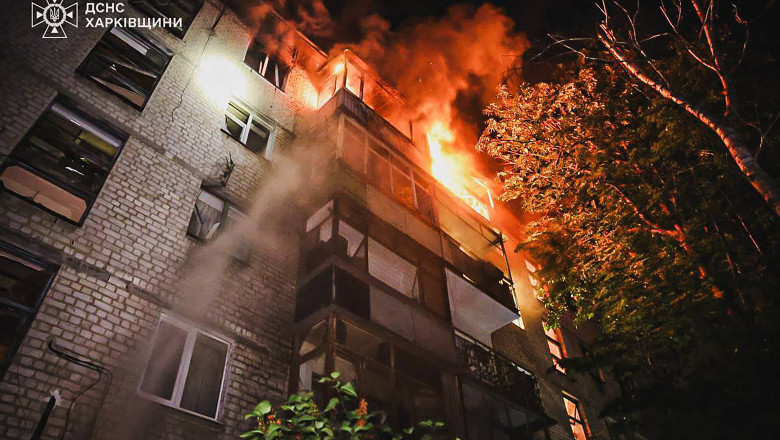 Nou atac al Rusiei cu sute de drone asupra Ucrainei. Bombardamente sporite în Harkvov, al doilea oraș ca mărime, după Kiev