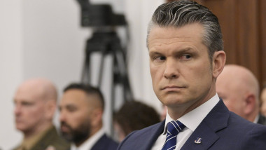 DC: Sec Hegseth and Gn Caine hold a Oversight Department of Defense hearing in Washington, US - 10 Jun 2025