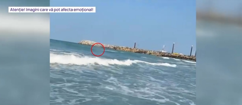 Tragedie evitată la limită. Cum a fost salvată de la moarte tânăra abandonată de iubit în mijlocul valurilor, la Costinești