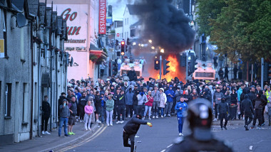Race Riots In Ballymena County Antrim For Second Night In A Row - 10 June 2025