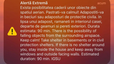 Mesaj ro alert tulcea