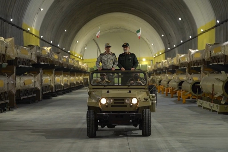 IRGC Unveils Underground Missile Base