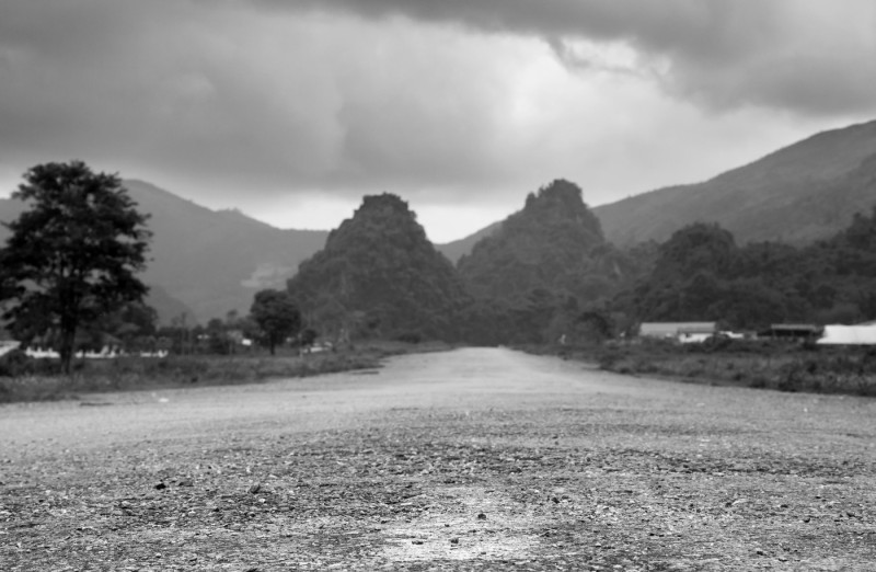 Present day Long Tieng, Laos, the main base for the CIA's Air America during the Vietnam War. Once described as "The Most Secret Place on Earth"