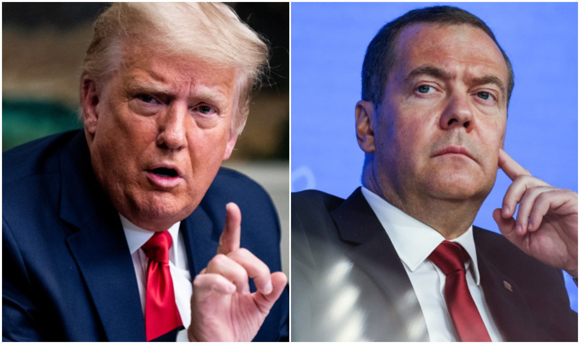 Donald Trump îl amenință pe Dmitri Medvedev: „Să-și măsoare cuvintele, intră pe un teritoriu periculos”. De la ce au pornit tensiunile