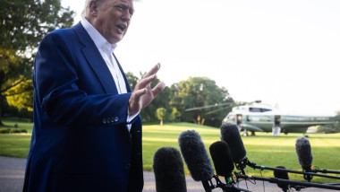 Donald Trump Departs for the NATO Summit