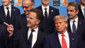 Secretarul general al NATO, Mark Rutte, și președintele american Donald Trump