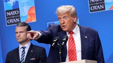 THE NETHERLANDS THE HAGUE NATO SUMMIT U.S. TRUMP PRESS CONFERENCE