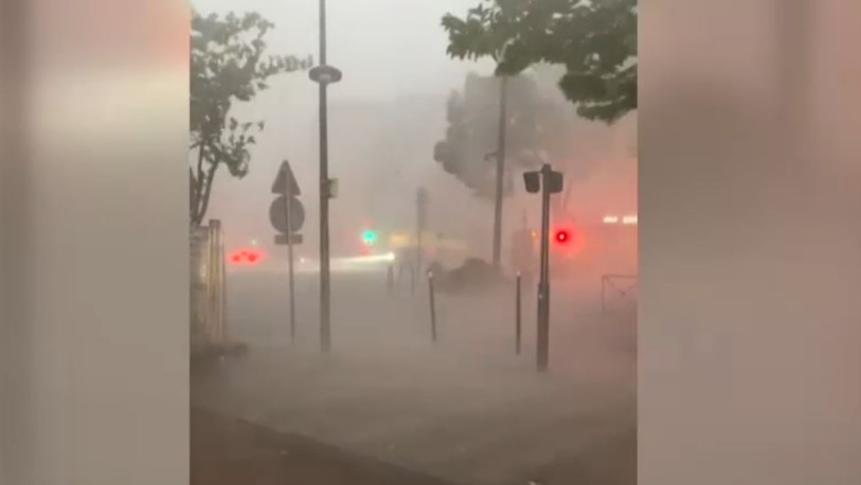 VIDEO Furtunile violente au ucis cel puțin 2 oameni în Franța: Temperatura a scăzut cu peste 11 grade în doar 20 de minute