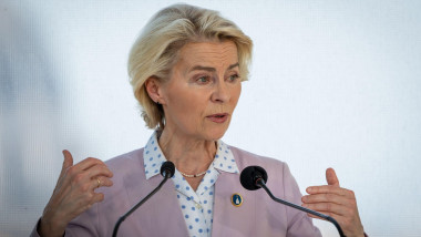 Rome, Italy, on 20 June 2025. European Commission President Ursula von der Leyen and Italian Prime Minister Giorgia Meloni attend 'The Mattei Plan for Africa and the Global Gateway: A common effort with the African Continent' summit, at Villa Doria Pamphi