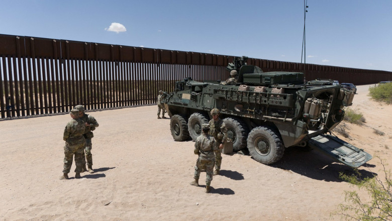 Trump trimite noi trupe la granița cu Mexicul. Pentagonul înființează încă două zone militare pentru controlul imigrației