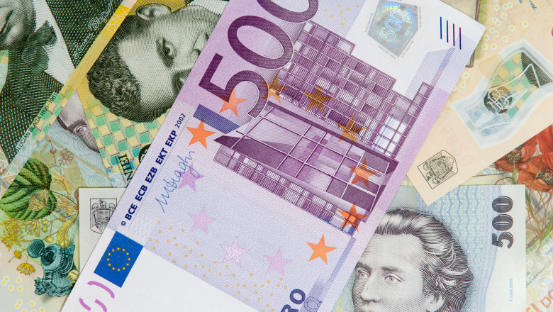 Euro crește joi: Cursul valutar anunțat de BNR