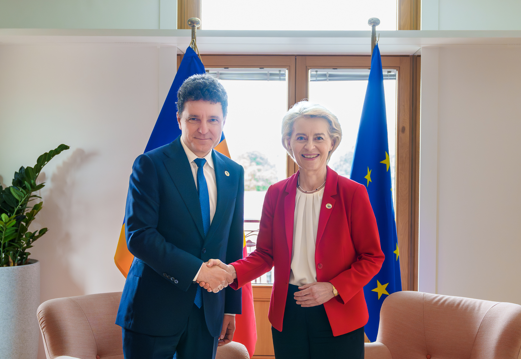 Nicușor Dan, declarații după ședința Consiliului European. Ce a spus președintele despre discuția cu von der Leyen pe deficit și PNRR