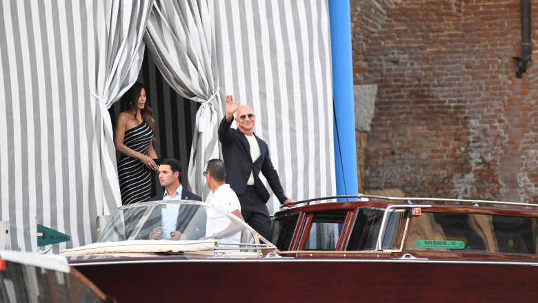 Jeff Bezos și Lauren Sanchez nunta