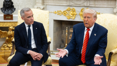 Prime Minister Mark Carney Of Canada Departs The White House After Meeting With President Donald J. Trump - Washington, DC, 06 May 2025