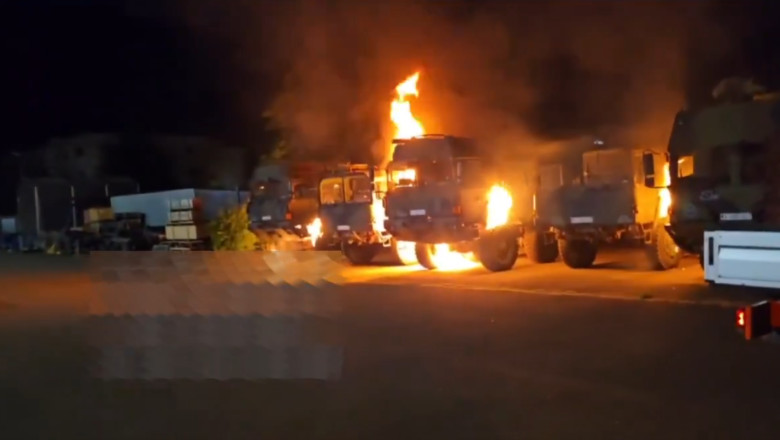 VIDEO  Anchetă privind un posibil sabotaj al Rusiei în Germania, după ce mai multe camioane ale armatei au fost incendiate