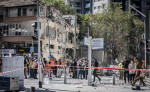Iranian Missile Attack Aftermath in Ramat Gat - 19 Jun 2025