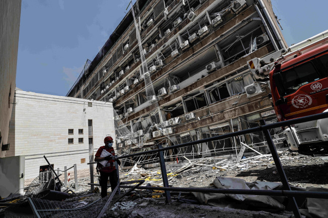 Iranian missile hits Soroka Hospital in Beersheba