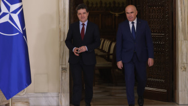 Nicușor Dan și Ilie Bolojan.