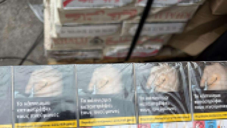 FOTO  Captură de țigări în Portul Constanța: peste 350.000 de pachete, cu 7 milioane de țigarete