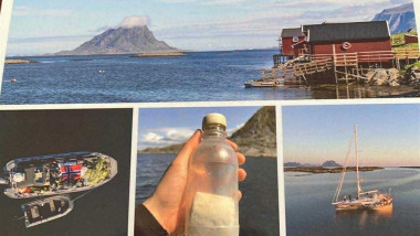 Woman "stunned" after message in a bottle washes up in Norway - 30 years later