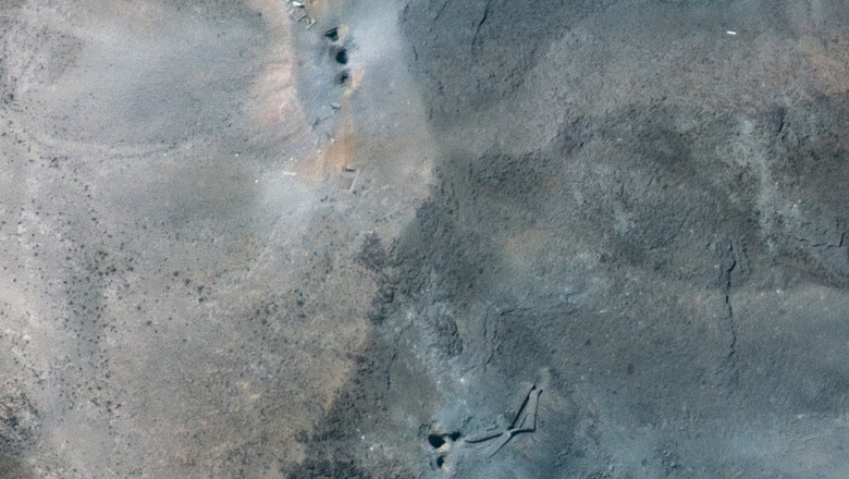 GALERIE FOTO  Imagini din satelit atată impactul atacului american asupra instalației nucleare de la Fordo