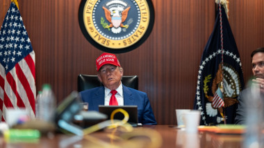 President Trump Observes U.S. Bombing Campaign Against Iran Nuclear Sites from Situation Room