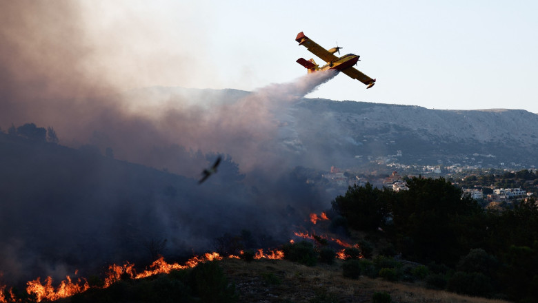incendiu vegetatie chios