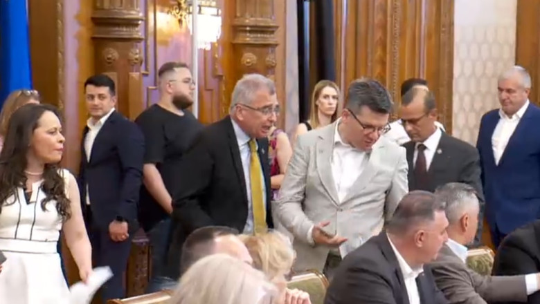 VIDEO  Parlamentarii AUR au făcut scandal la audierea miniștrilor propuși pentru Guvernul Bolojan: „Nerușinaților”