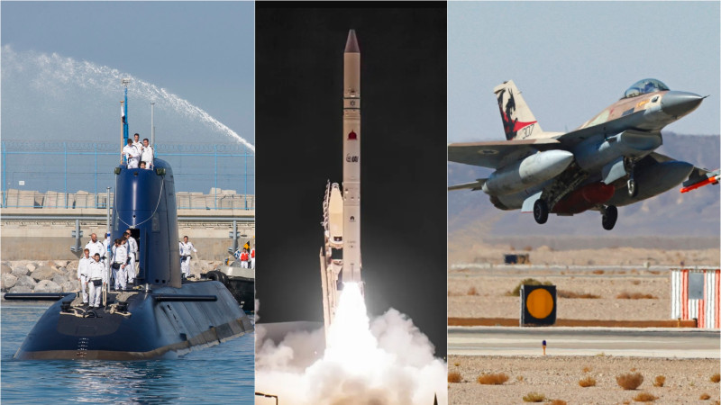 submarin-rachetă-avion-f-16-israel