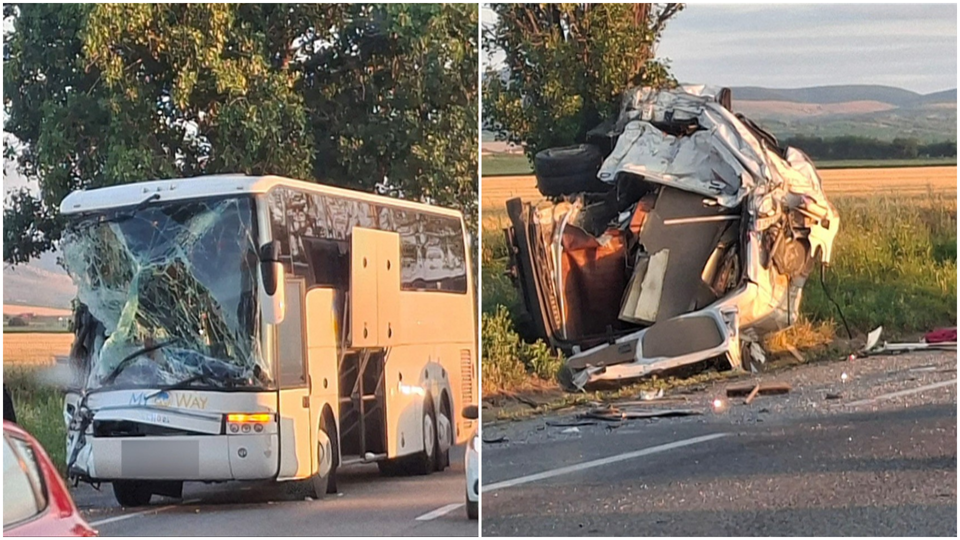 Aproape 70 de persoane au fost implicate în două accidente grave pe DN2, în Bacău. Doi oameni au murit și alți șase au fost răniți