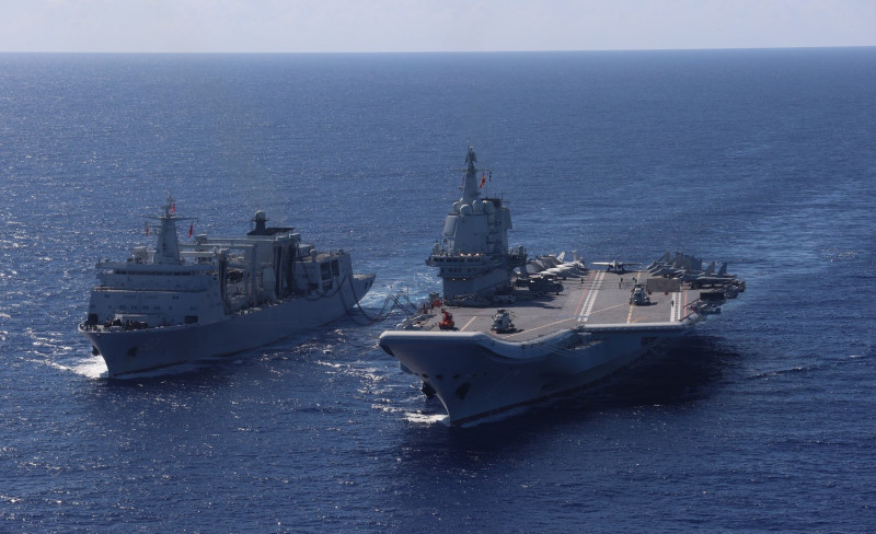 CHINA NAVY AIRCRAFT CARRIER FORMATION RETURN (CN)