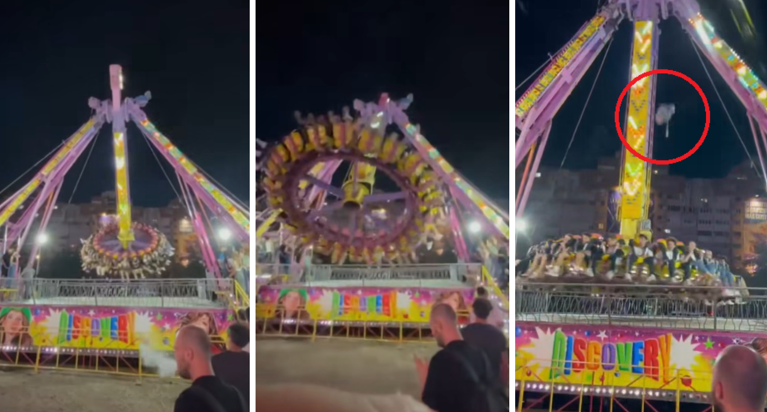 Incident grav într-un parc de distracţii din Bacău: O bucată dintr-o instalaţie s-a desprins în timpul funcționării