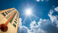 termometru care arată temperaturi mari