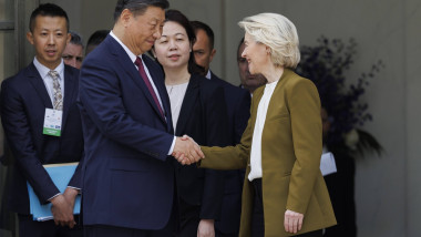 XI Jinping state visit, Ursula Von Der Leyen, Emmanuel MACRON - Paris