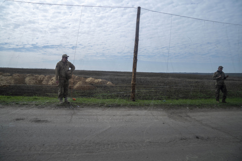 Military mobility of Ukrainian soldiers towards the Russian border in Kharkiv region